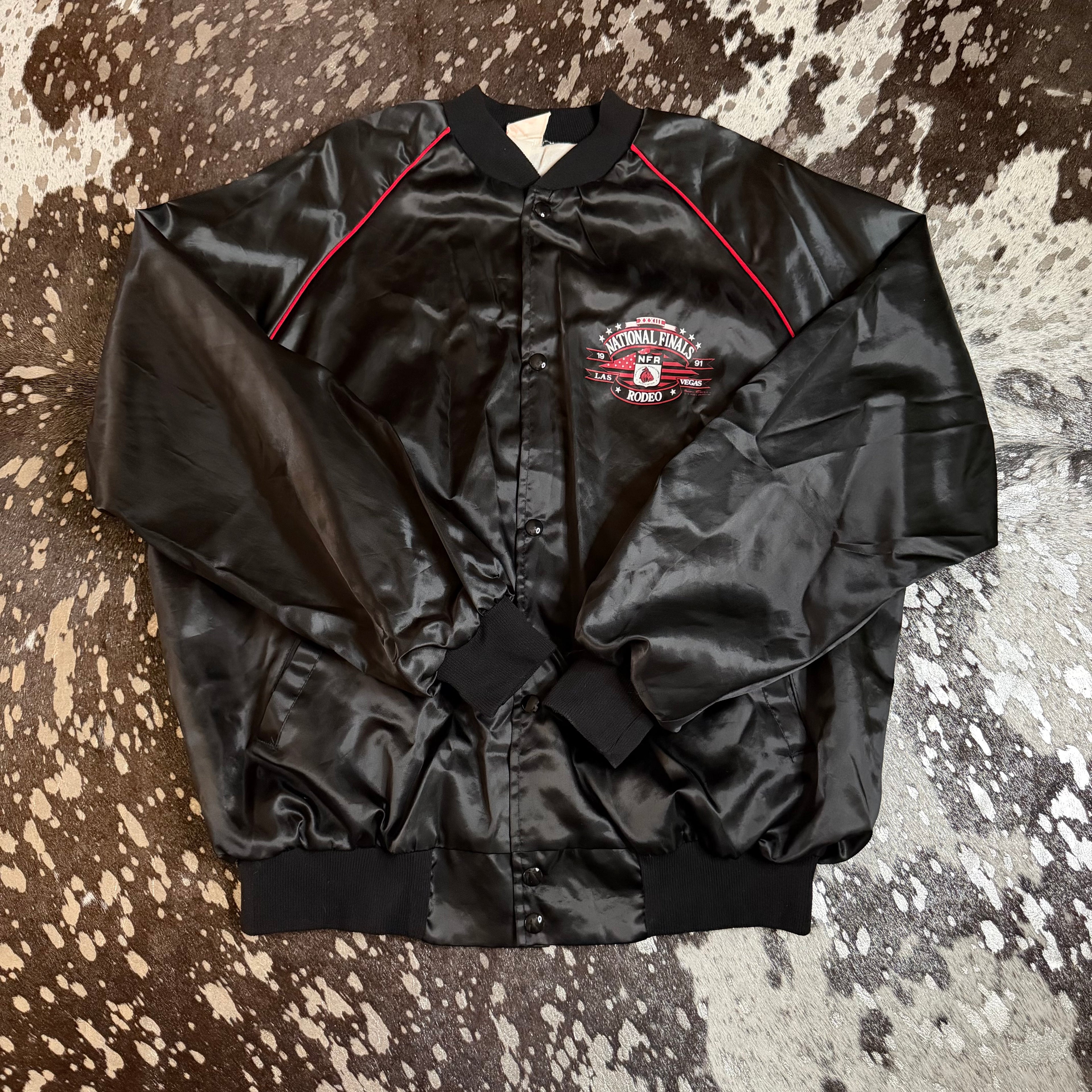 2XLarge Vintage 1991 NFR Satin Jacket