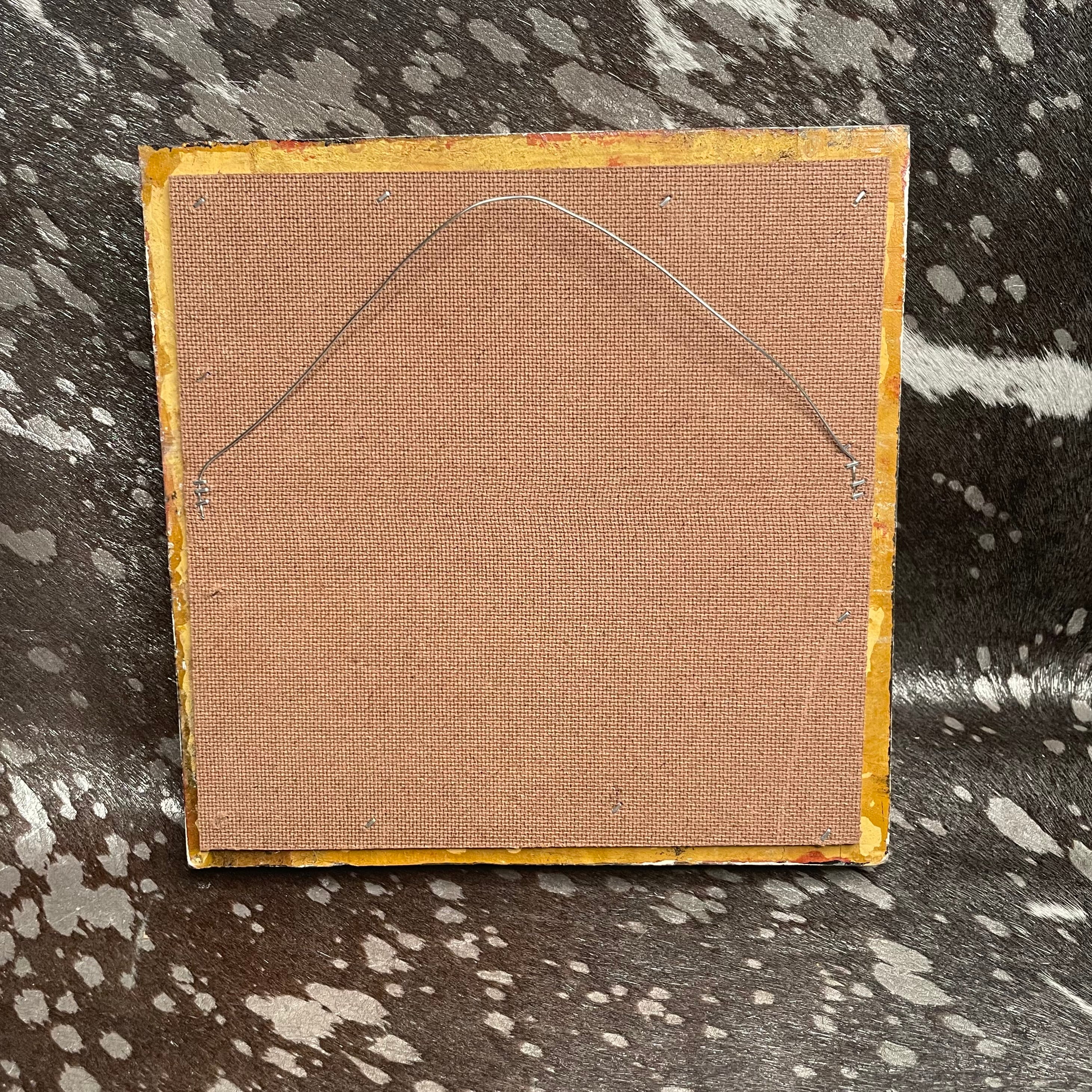 "Wild as the West Texas Wind" Cowgirl Square Framed Canvas