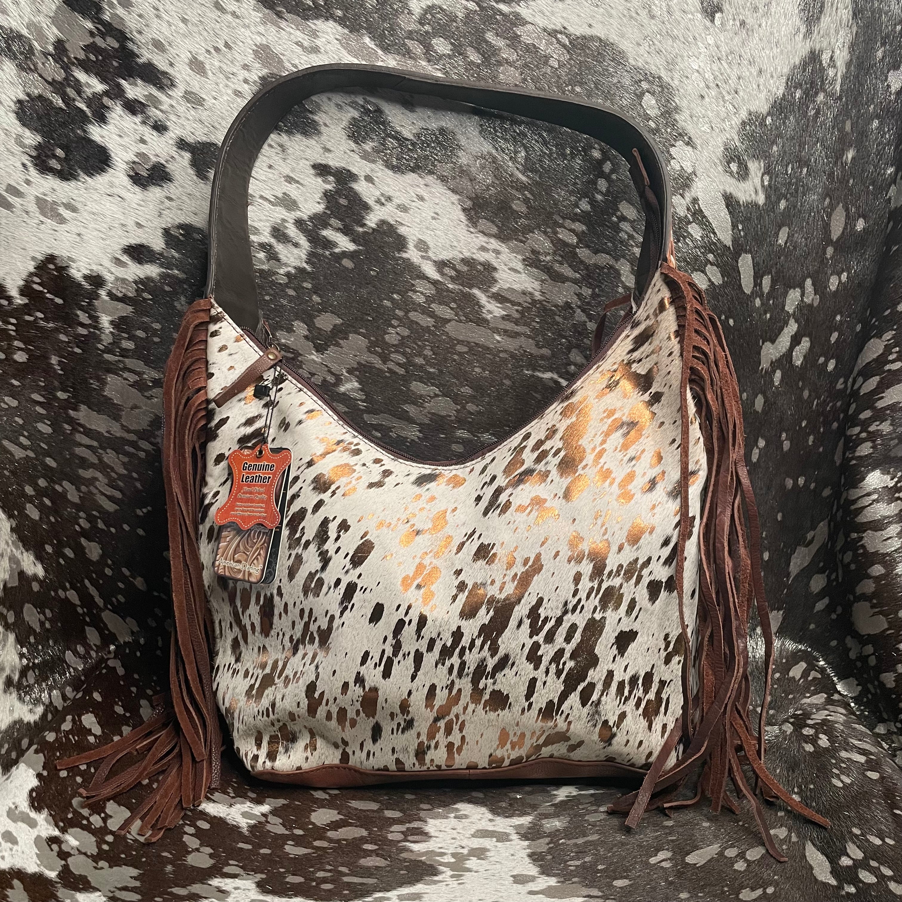 American Darling Hair on Hide Hobo Bag