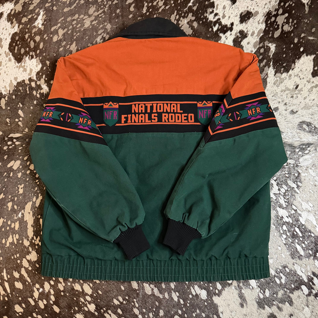 XLarge Vintage 90s NFR Canvas Aztec Jacket