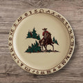 True West Christmas Pattern 14" Round Platter