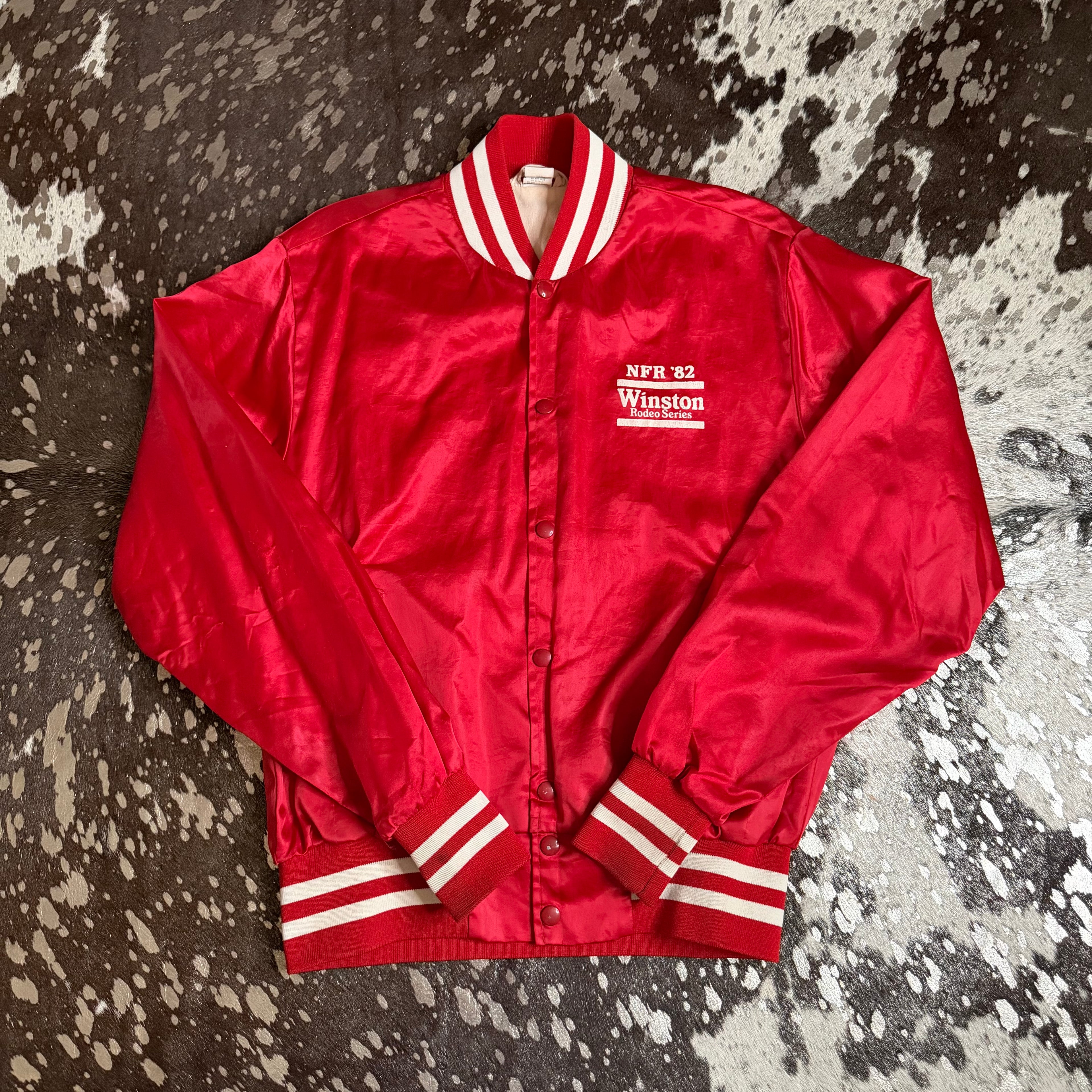 Medium Vintage 1982 NFR Satin Jacket