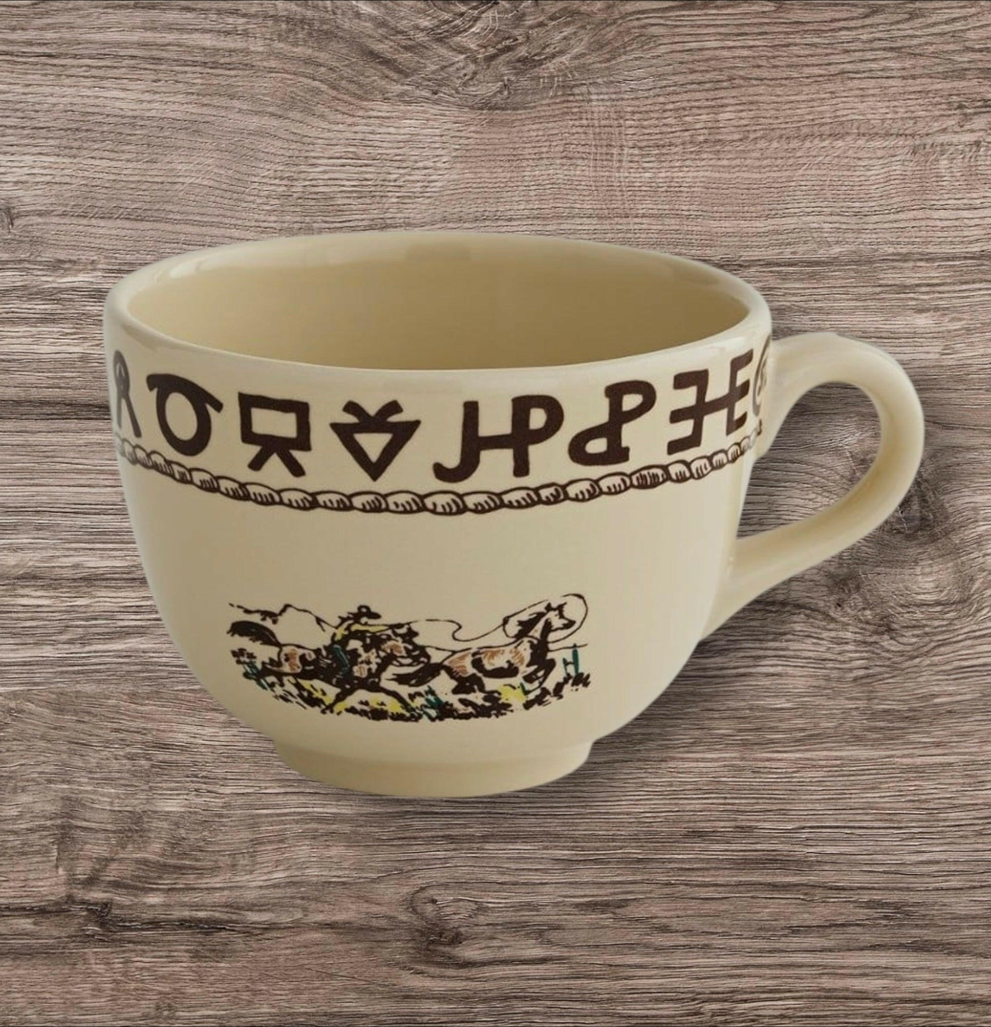 True West Rodeo Pattern 12 oz. X-Large Mug