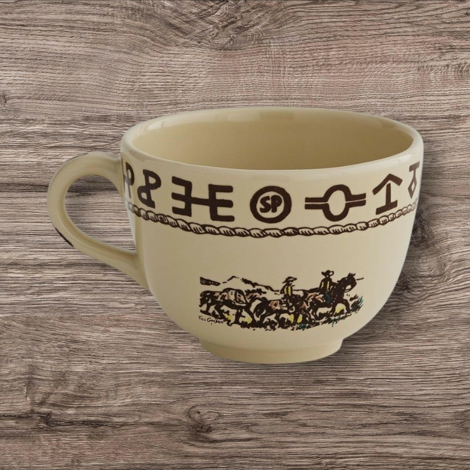 True West Rodeo Pattern 12 oz. X-Large Mug