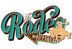 Logo of The Rodeo Boutique with a stylized rodeo graphic